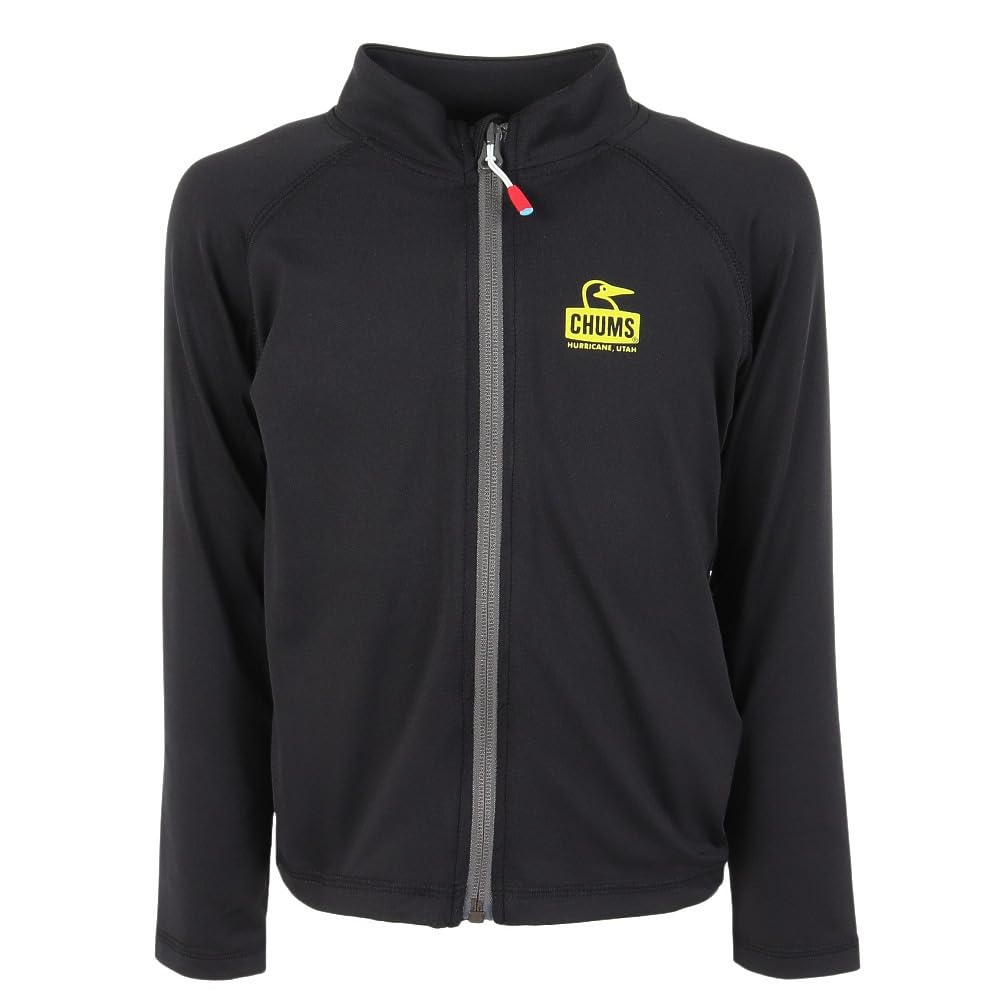 Chums Splash Zip Up Black x Lime KS Kids' Top,