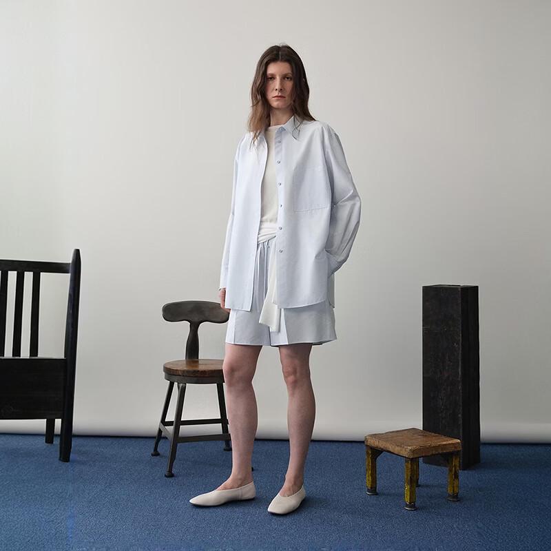 LESS Autumn 2026 Straight Loose Long Sleeve Shirt