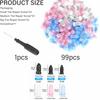 100Pcs Tire Repair Rubber Nails Tyre Puncture Repair Screws Kit With Screwdriver