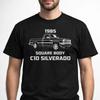 1985 Square Body Pickup Truck Fleetside Vintage Unisex Graphic Tee