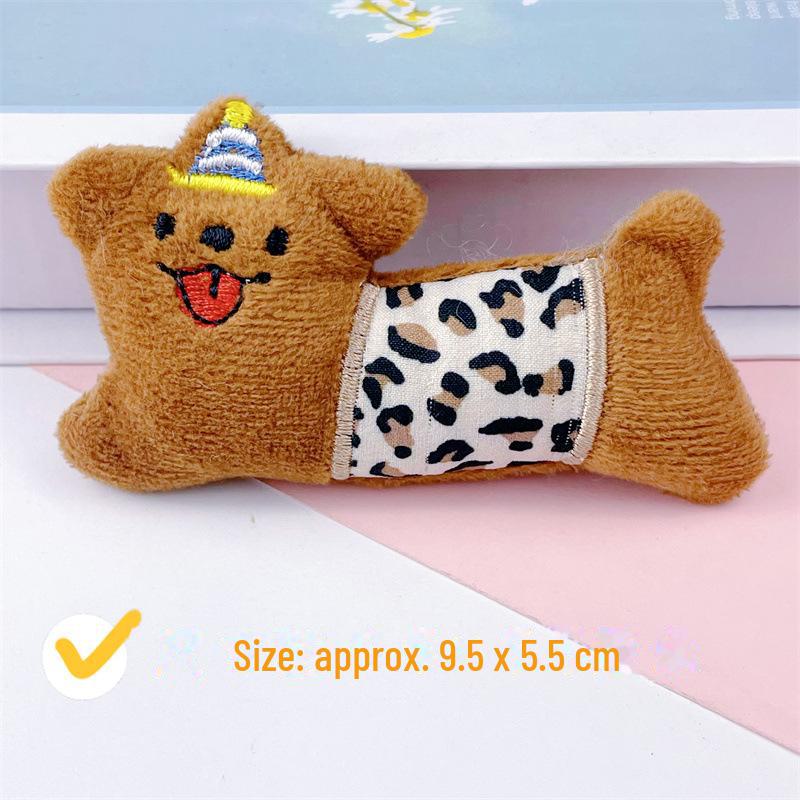 Korean Cute Animal Cartoon Pendant - Leopard Print Dog & Dolphin for Autumn/Winter