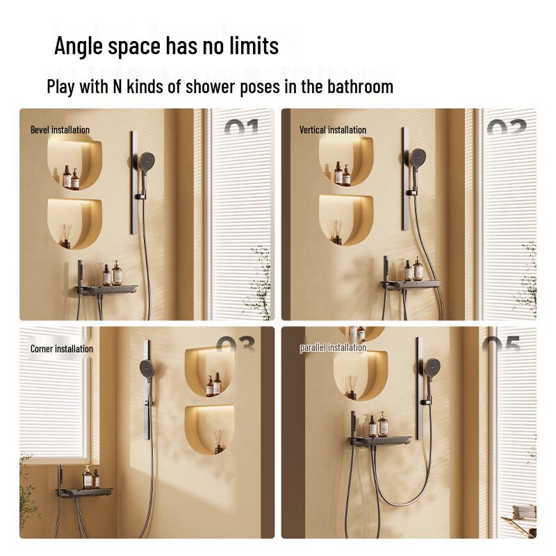 JOMOO Adjustable Shower Riser Rail