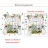 3D Fake Window Wall Sticker Self Adhesive Window Sill Flower Butterfly Decal for Living Room Bedroom Decoration Home Decor