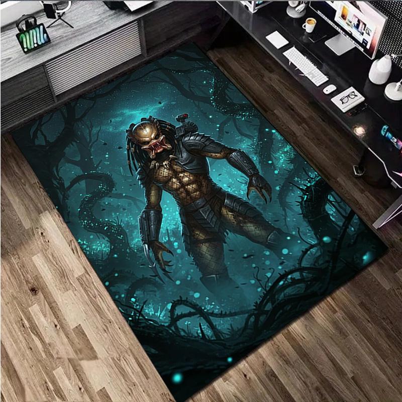 1 Stück Der Predator Druckteppich - Heimdekoration Teppich Für Wohnzimmer Schlafzimmer Bodenbelag Computerstuhl Bereichsteppich
