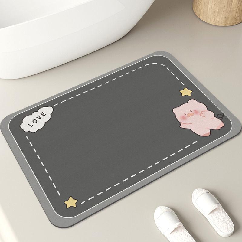 New bathroom absorbent mat bathroom quick-drying soft mat bathroom door carpet household soft mat bathroom mat