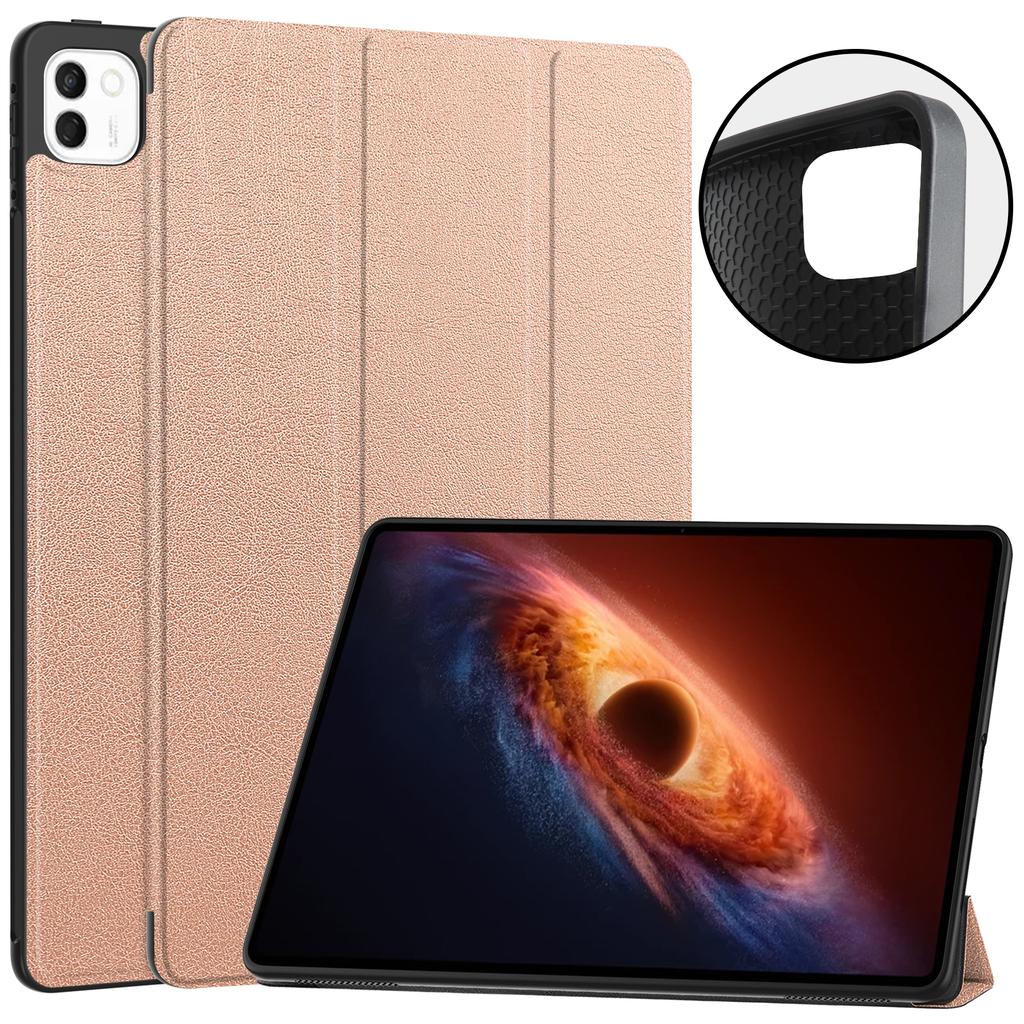 Étui pour tablette pour honor Magic Pad4 12,3 pouces, Coque antichoc en cuir PU premium avec support et fonction Veille/Réveil automatique