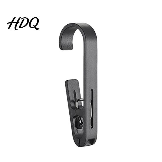 Wall Hangers for Small Objects Laundry Hook with Clip Non-Drilling ABS Closet Organizer Multi Purpose Punch Free Mounting Clips Durable Anti-slip