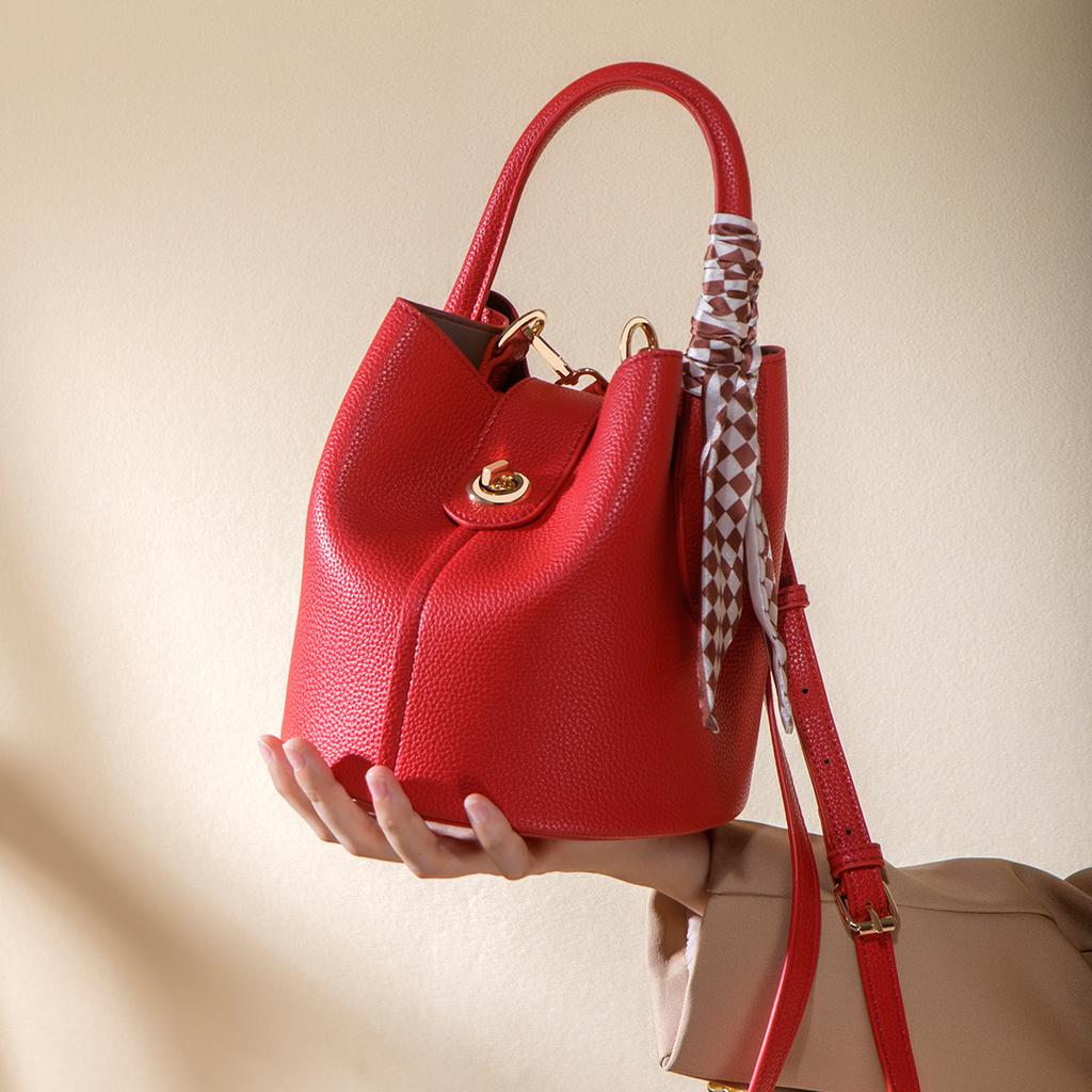 Send Girlfriend Bucket Bag Qixi Festival Send Gift Bag Women'S Bag Handbag Daily Commute