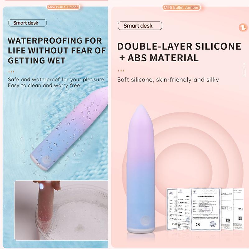 USB Rechargeable Gradient Vibrating Egg, 10-frequency Female Masturbation Device, Orgasm Vibrating Massager, Sex Toy.