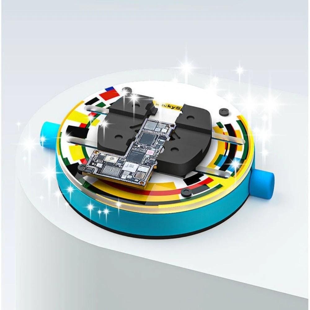 Tempered Insulated Glass Tempered Glass Fixtures Universal Circular Mini Repair Clamp Insulated Glass Fixtures ESD Safe