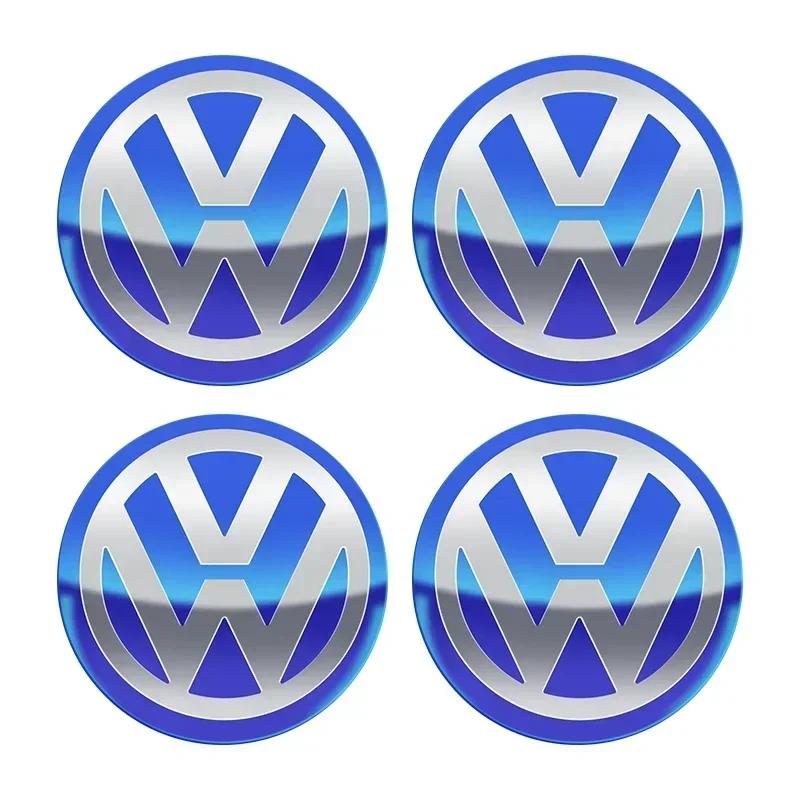 Set nou 4 buc. Capace centrale butuc roată auto 56/60/65/70/75mm Insignă Autocolantă Pentru Volkswagen VW B5 GTI Golf 5 7 Caddy Passat b6 Tiguan