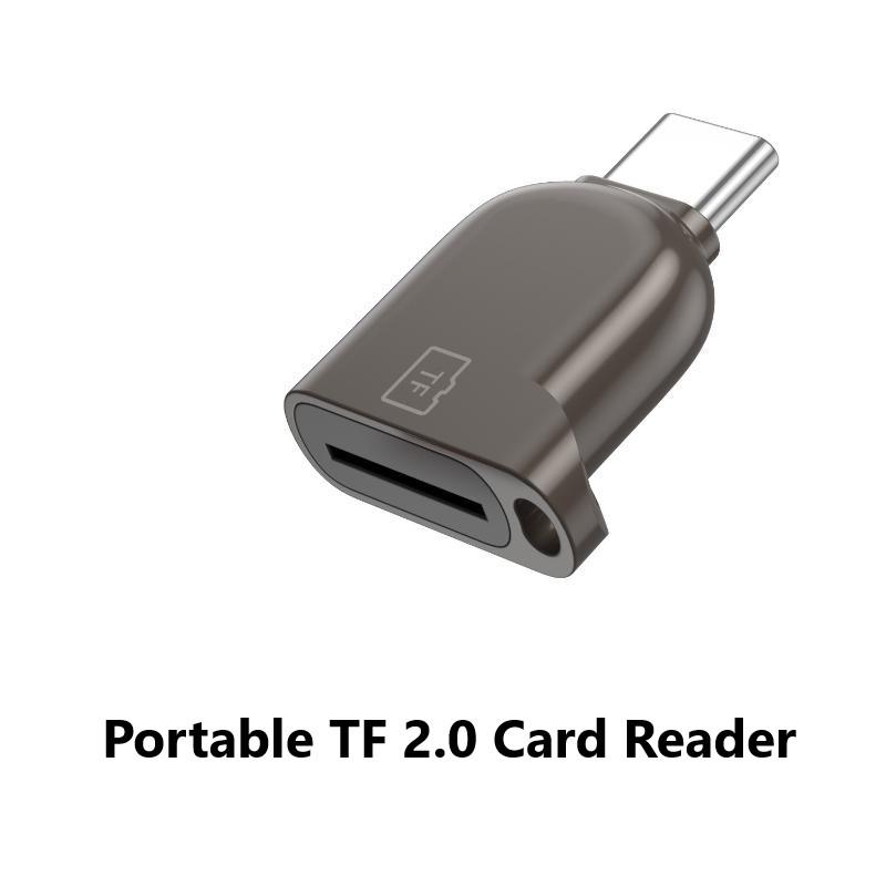 Portable Type C 3.0 Card Reader Tf Memory Card Reader Usb Flash Drive Cardreader For Pc Laptop Accessories Mini Tf Card Reader A1