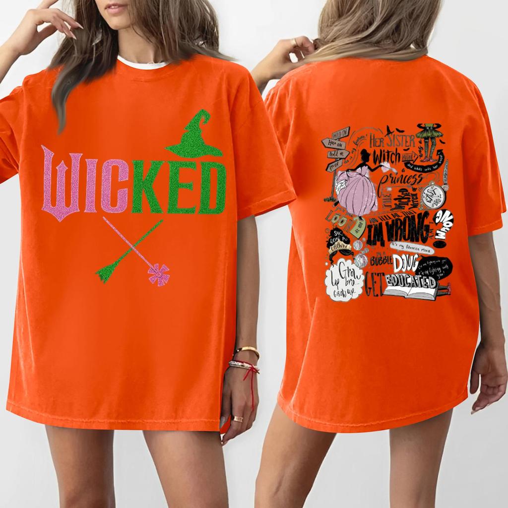 Women's Casual Fashion Round Neck Printed Short Sleeve T-Shirt Top