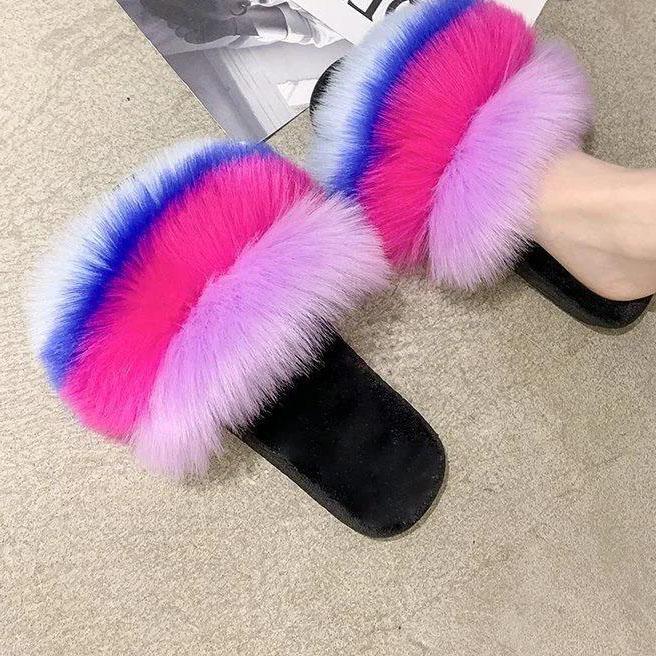 Dámské podzimní a zimní vlněné pantofle Dámské univerzální protiskluzové s plochou podrážkou Krásné pantofle Ležérní domácí pantofle