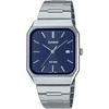 CASIO Standaard Analoog Kwarts Herenhorloge MTP-B185D-2A1V Marine Blauw Buitenlands Model