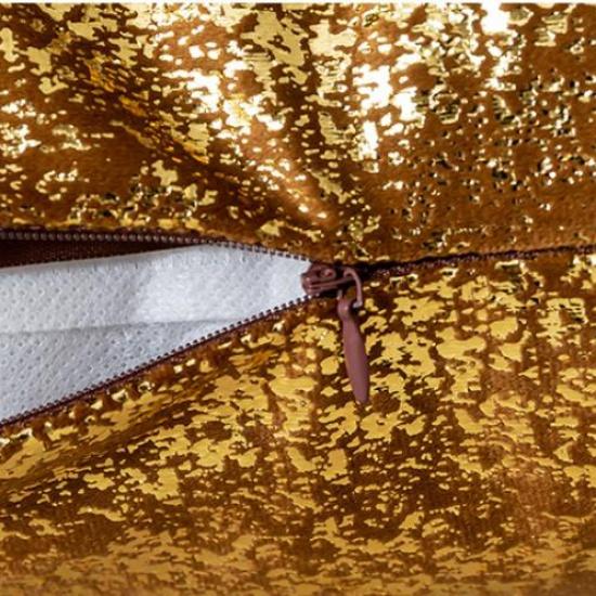 New Design Golden Velvet Cushion Cover 45x45cm Decorative Sofa Pillow Cover PillowCase Pattern Quality Luxury Cushion