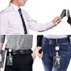 Zinc Alloy Retractable Badge Reel & Epoxy Lanyard ID Holder Set
