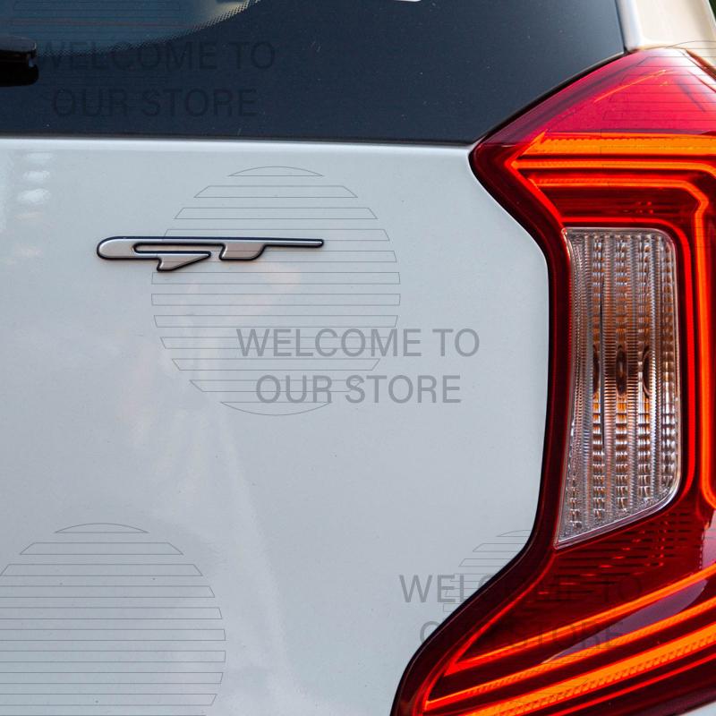Car Decor Metal GT Line Lettering Front Grille Emblem 3D Sticker For Kia Kona Stonic Sorento Optima K5 Morning Rear Trunk Decals