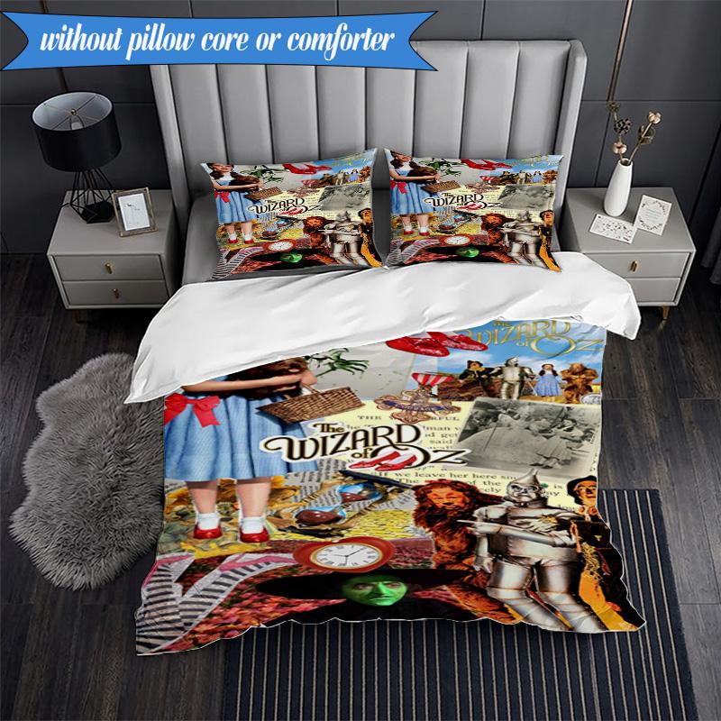 Wonderful Wizard Adventure 3pcs K-pop Music Group Bedding set,Ideal for Bedroom, Dormitory,Including Duvet Cover And 2pcs Pillowcases,Fan Gifts