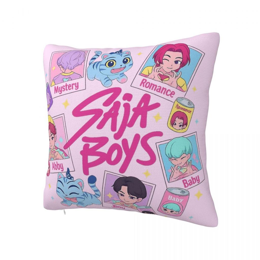 Saja Boys Bootleg Retro Movie Demon Hunters Pillowcase Cushion Cover Decoration Throw Pillow Case Cover Seater Drop Shipping