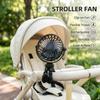 360° Rotatable Tripod Fan 3 Speed Quiet Mini Fan with Night Light