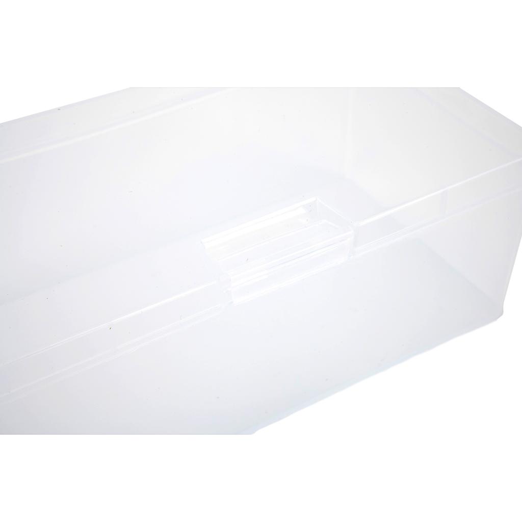 Rectangular Transparent With Lid Storage Box Multipurpose Home Storage Bag Collection Container Desktop Cosmetics Sundries Case