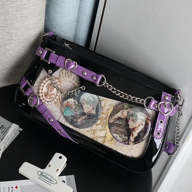 

REWELL Мила Аніме Сумка-Ітабаг Y2K Шкіряна Сумка Через Плече