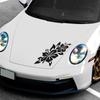 Vine Hibiscus Car Sticker Car Whole Body Vinyl Decal Waterproof Vehicles Motorcycle Stickers Car Accessories Decoration Exterior