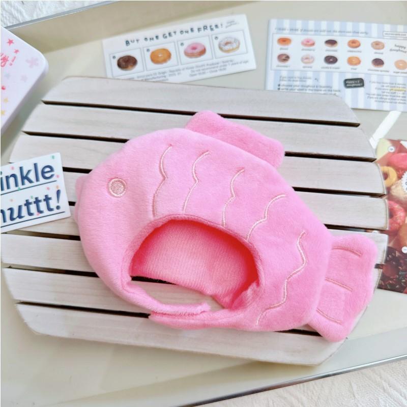 Für 17cm Labubu Hut Sit Party Macaron Outfit Puppe Eimer Fischerhut Niedliche Puppenzubehör Taiyaki Stirnband Kinder Mädchen Spielzeug