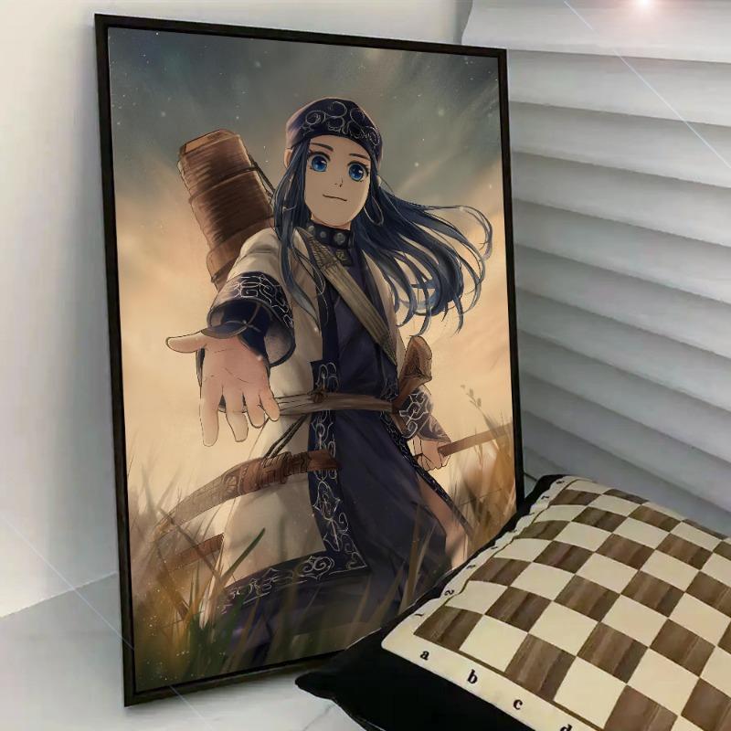 

Anime Golden Kamuy Retro Poster Paper Print Home Bedroom Entrance Bar Cafe Art Painting Decoration 21cm×30cm NoFrame