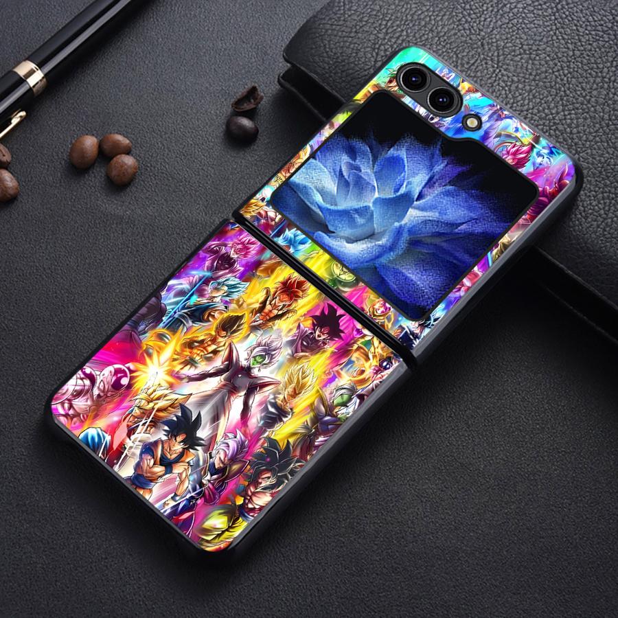 

D-Dragon Ball Goku Case for Samsung Galaxy Flip3 Flip7 FE Flip4 Z Flip 7 6 5 4 3 Flip5 Flip6 Back Phone Cover Funda Galaxy Z Flip3 5G