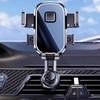 Car Phone Holder [Wider Clamp Metal Hook] Car Phone Mount [Thick Cases Friendly] Air Vent Clip Cell Phone Holder for All