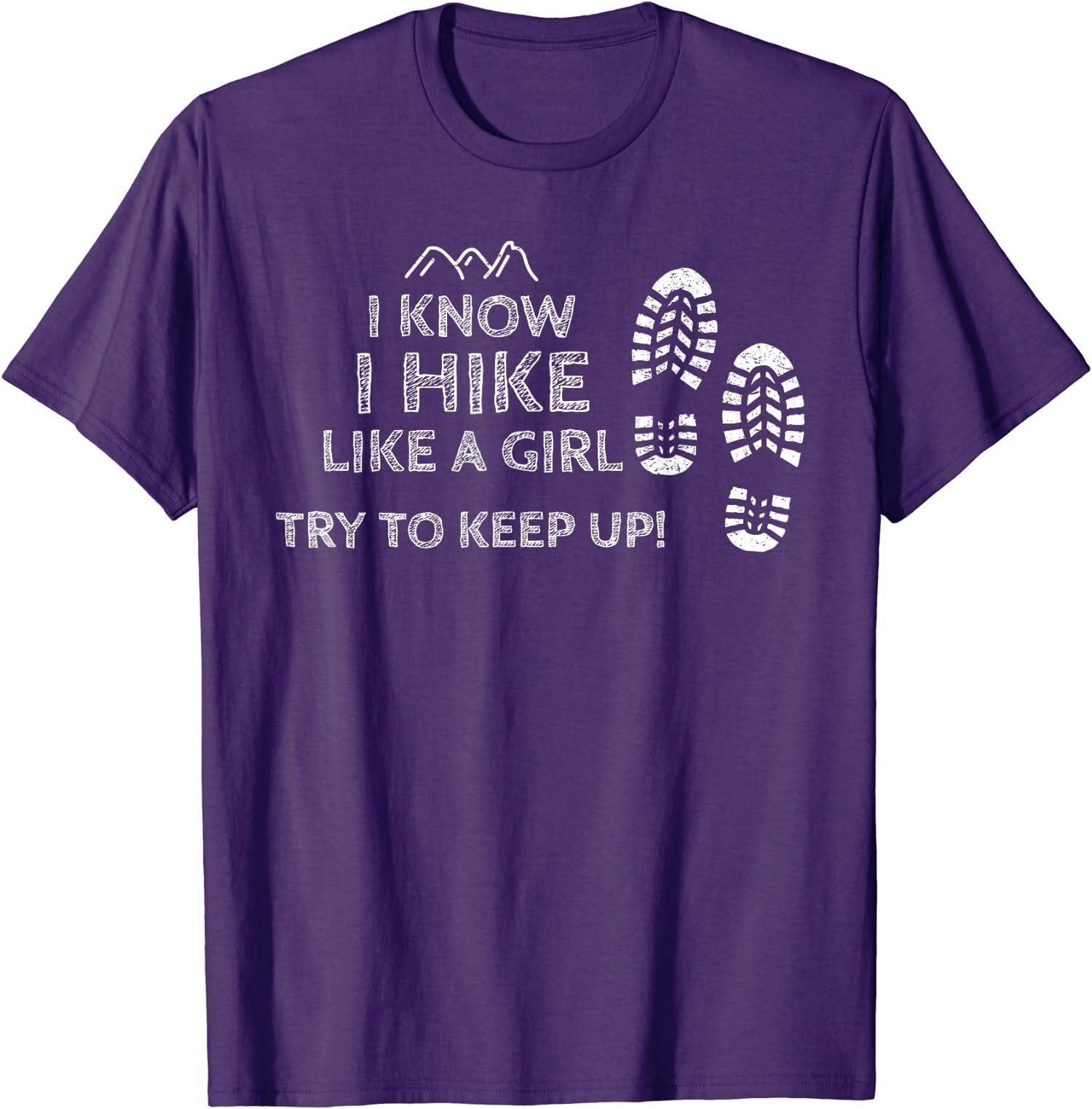 I Hike Like A Girl | Hiker Best Gift For Hiking Unisex T-Shirt S разноцветный