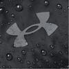 Under Armour Gesteppte Daunenjacke mit Logo-Print, lässig, einfarbig, mit Kapuze, Damen-Oberbekleidung, Schwarz 1372648-001