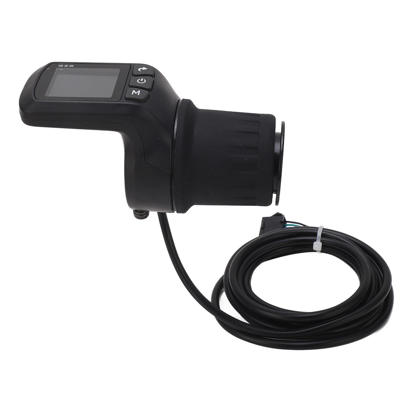 

Комплект счетчика для электрического велосипеда, ЖК-дисплей из АБС-пластика, половинная ручка и 5-контактный общий провод 24 В 36 В 48 В 60 В