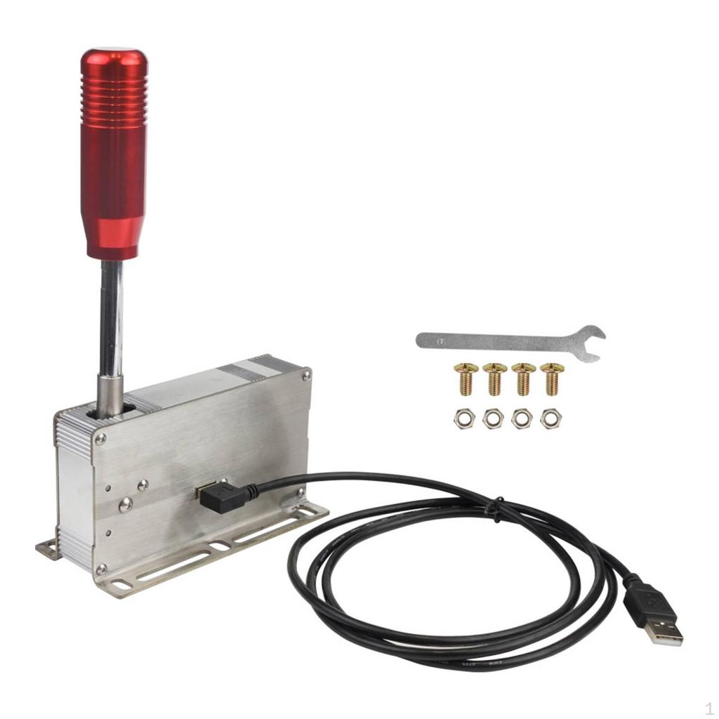 Sequential Shifter Realistic PC with USB Cable Metal Controller for Sim Racers, Users, Desk