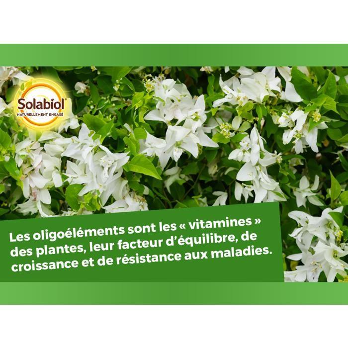 SOLABIOL Engrais Oligoéléments - 1,5Kg - Jusqu'à 37m² - Favorise La Croissance - Lutte Contre Les Carences