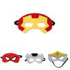 Spiderman Iron Man Batman Kids Felt Mask Halloween Costume Accessory For Role Play Fun