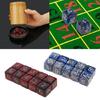 20Pcs Colorful 6 Sided Acrylic Dices 16mm Polyhedral Cubes Square Corner Dices