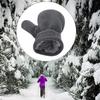 2-4Y Fleece Mitten Kids Winter Kids Mittens Plush Thick Warm Toddler Gloves Plush Gloves Mitts Kid Cycling Gloves