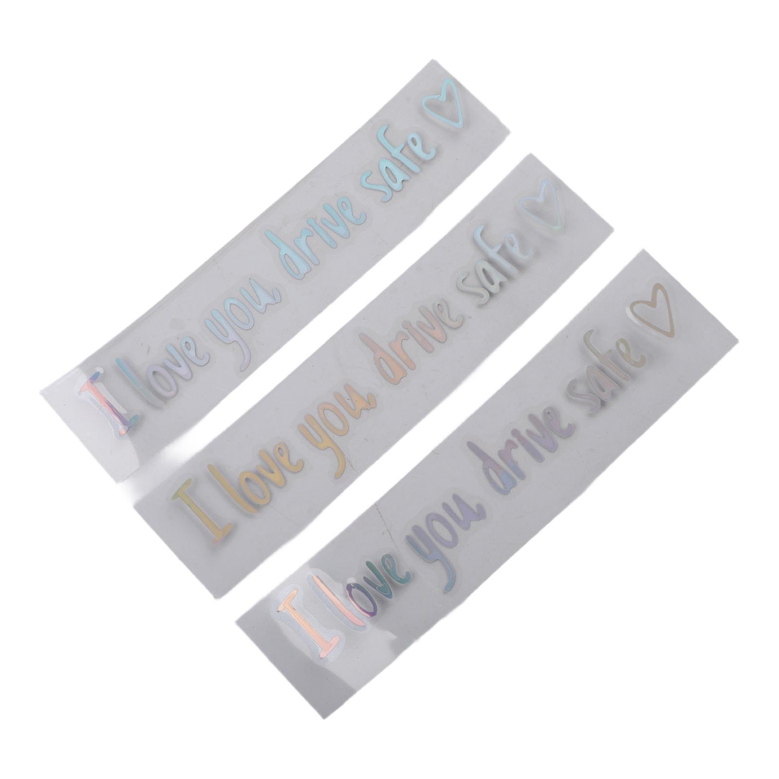 

Car Decor Drive Safe Sticker Safety Reminder Colorful Design