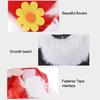 Dog Christmas Hat Pet Santa Claus Hat with Ears And Beard Xmas Costume Headgear for Small Dogs Cats Festive Dress-up Accessories