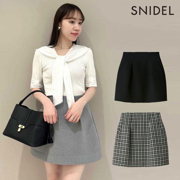 SALE50%OFF SNIDEL Bottoms 25 Spring/Summer Constructed Skirt Skirt Mini Length swfp252133