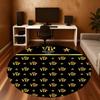 1pc VIP Red Carpet Round Chair mat Area Rug - Non-Slip, Floor Mat for Office, Bedroom, and Indoor Decor -1002260