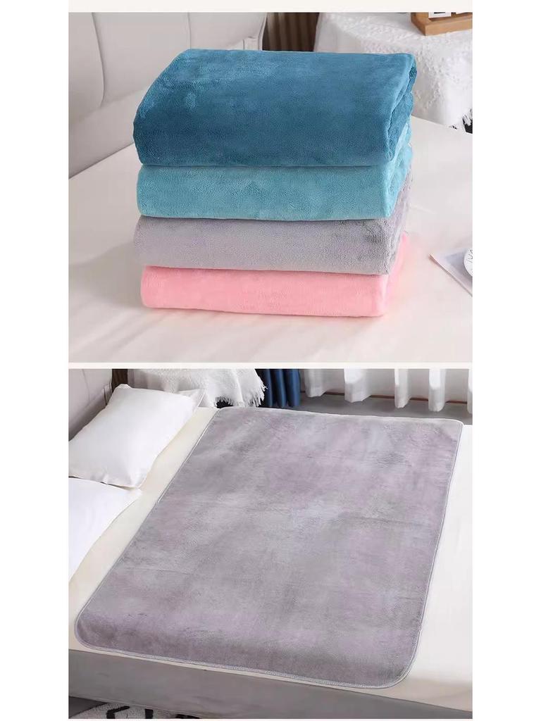 Non-slip Waterproof Milk Fleece Urine Pad - Winter Plus Velvet, Anti-leak Care for Elderly