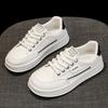 Thick-soled White Shoes Women's Spring and Summer 2025 New Breathable Casual Sports Board Shoes Soft-soled Shoes Children