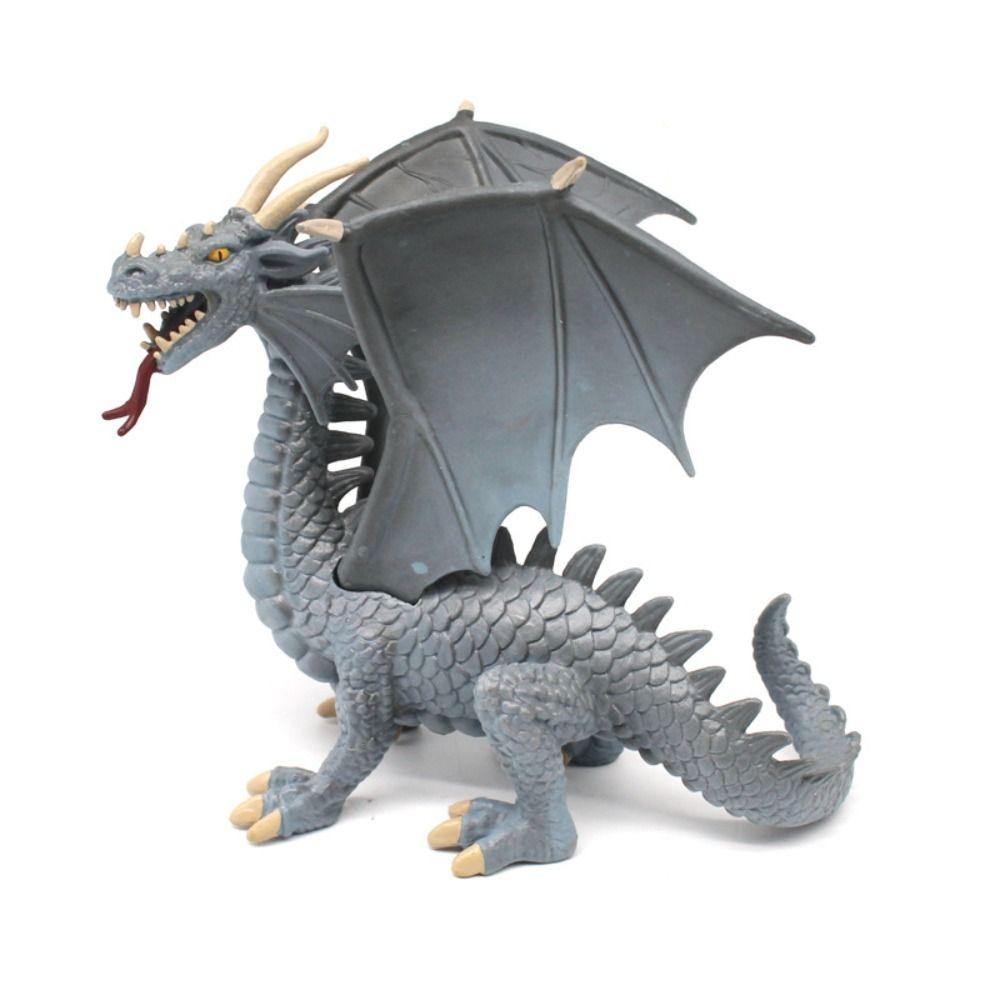 Western Beast Myth Dragon Figures Ice Flying Dragon Dragon Animal Model  Children Gift