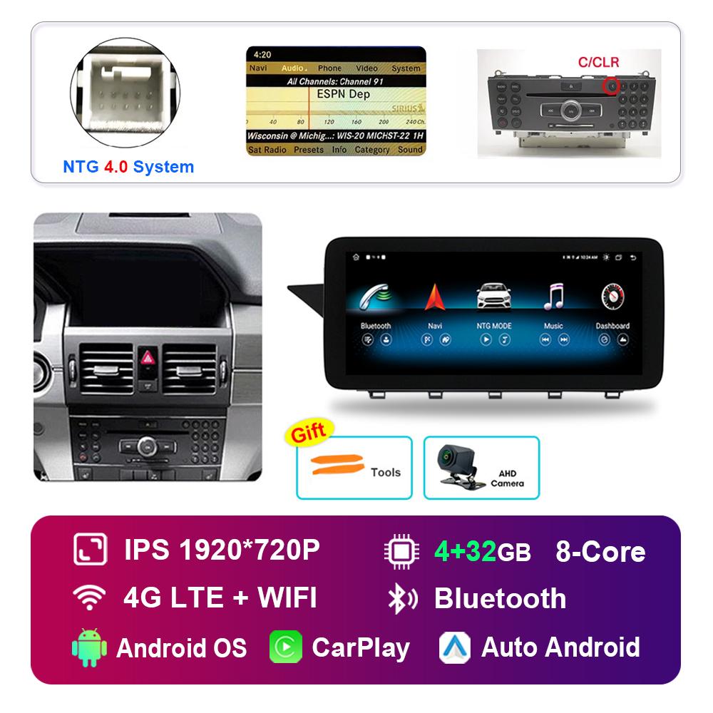 12.3'' for Mercedes Benz GLK Class X204 2008 - 2015 NTG 4.0 4.5 System Android Car Radio Multimedia Player HD Touch Screen