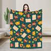 Warm BlanketGirls Boys Decorative Simba Lion King Throw Blanket  Flannel Bedspread Chair Sofa Bed Street Trend Sofa Bed Cover