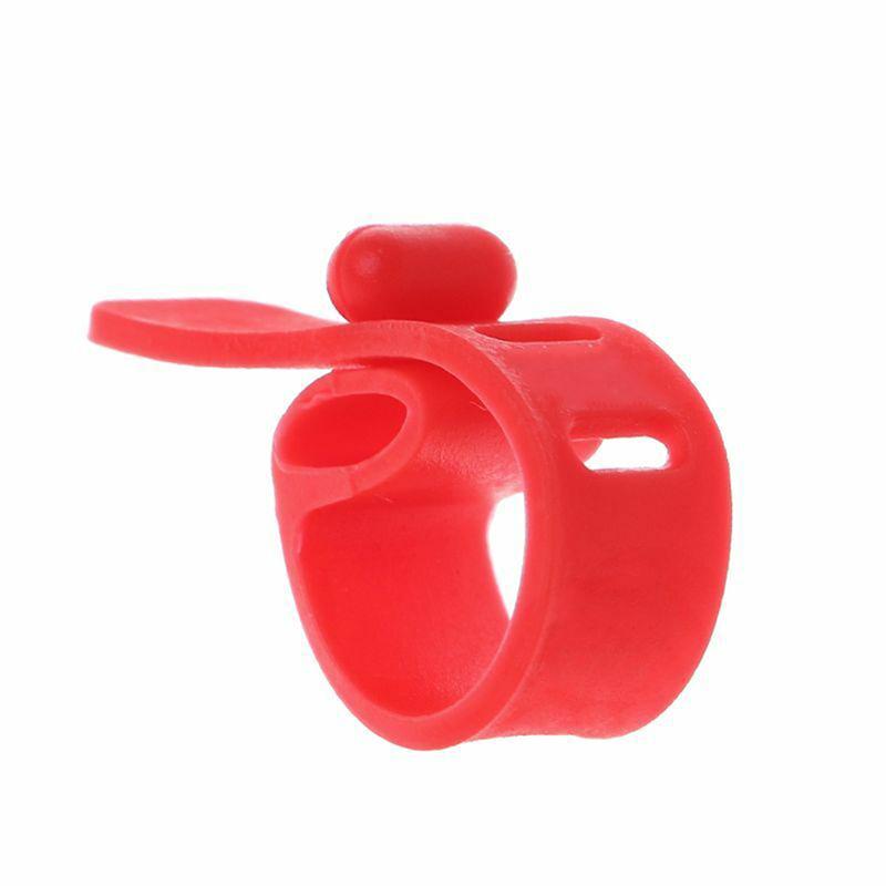 Silicone Data Cable Organizer Headphone Cord Finishing Buckle Wrap Tie Strap